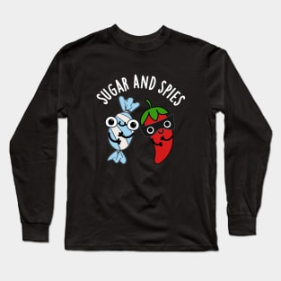 Sugar And Spies Cute Food Pun Long Sleeve T-Shirt